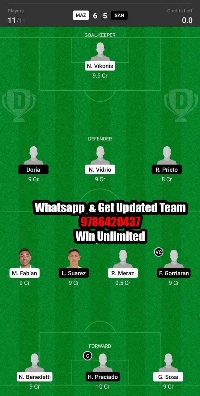 MAZ vs SAN Dream11 Team fantasy Prediction Mexican League