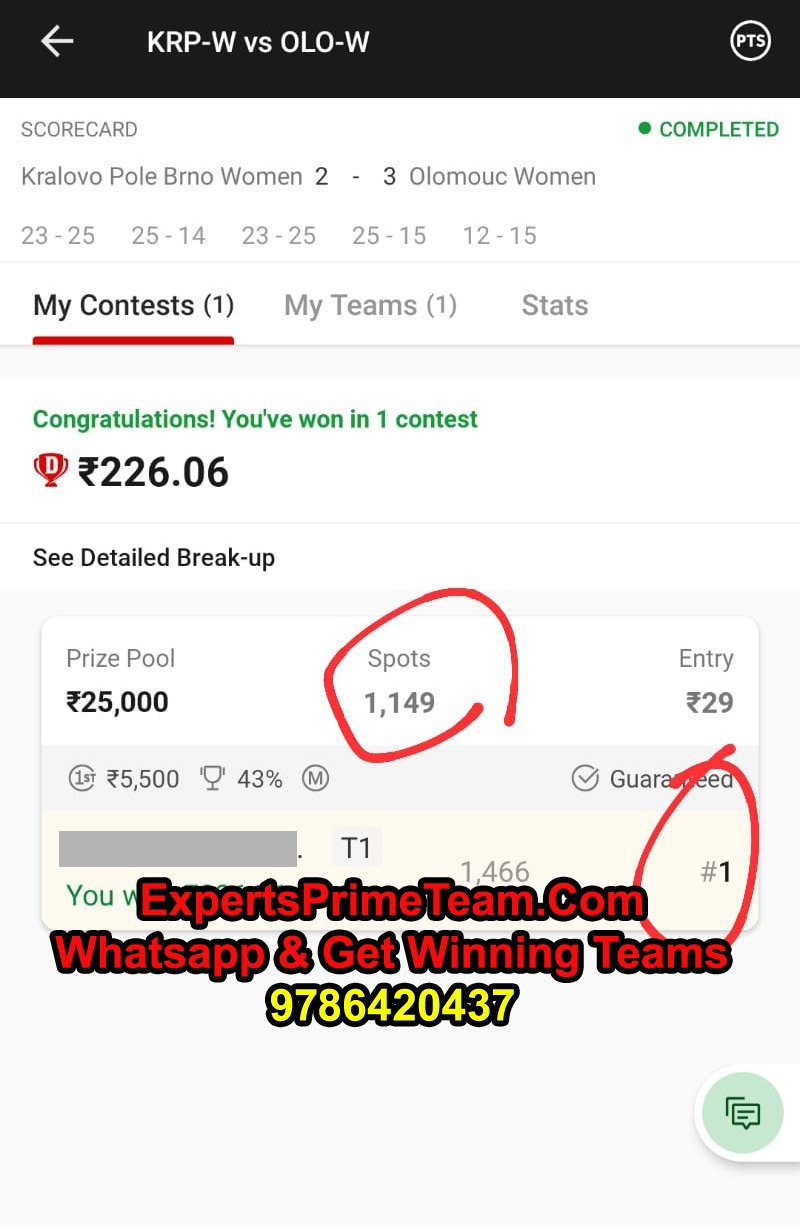 OLD--W-Dream11-Result-Exper