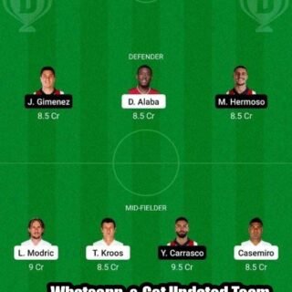 ATL vs RM Dream11 Team fantasy Prediction LaLiga Santander