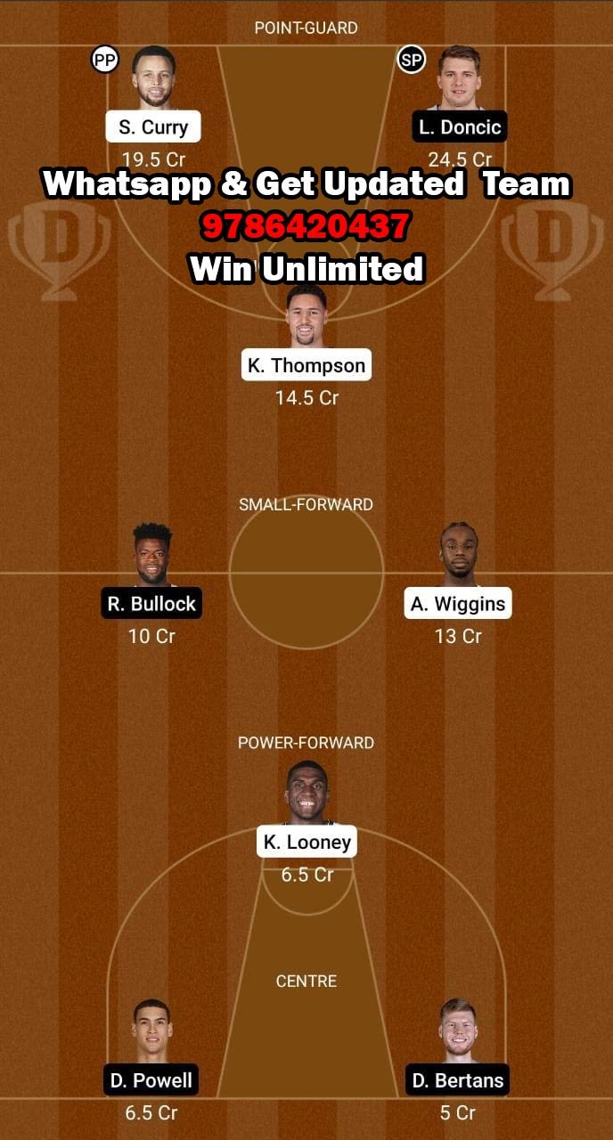 GSW vs DAL Dream11 Team fantasy Prediction NBA (2)