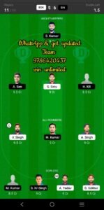 BOK vs SIN 7th Match Dream11 Team fantasy Prediction BYJU'S Jharkhand T20