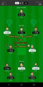 DHA vs BOK 19th Match Dream11 Team fantasy Prediction BYJU'S Jharkhand T20