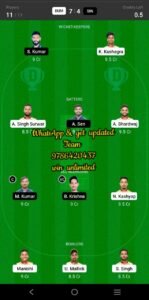 DUM vs SIN 11th Match Dream11 Team fantasy Prediction BYJU'S Jharkhand T20
