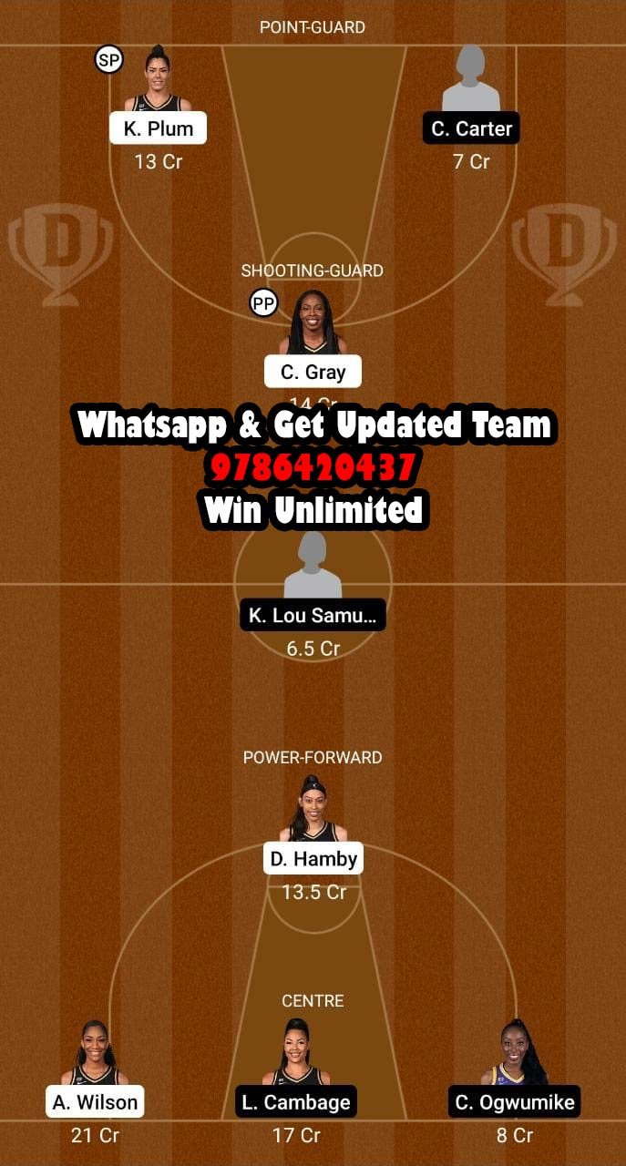 LVA vs LAS Dream11 Team fantasy Prediction WNBA (2)