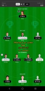 NWW vs MUR 11th Match Dream11 Team fantasy Prediction Ireland Inter-Provinicial ODD
