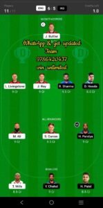 ENG vs IND 1st T20I Match Dream11 Team fantasy Prediction India tour of England