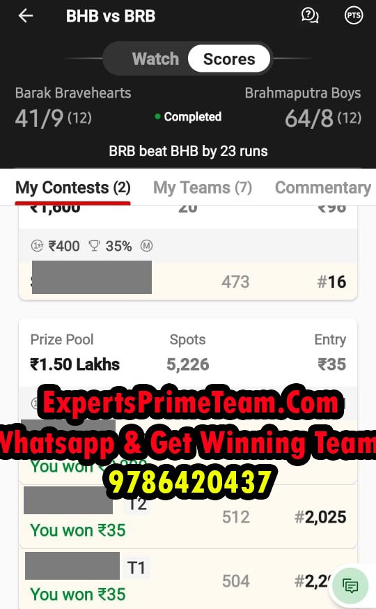 BHB-VS-BRB-Experts-prime-team-results2