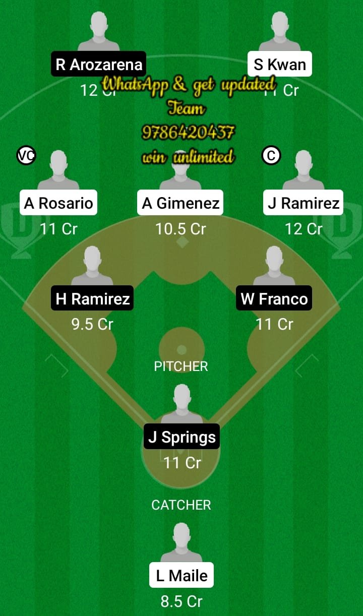 CLE vs TAB Dream11 Team fantasy Prediction MLB (3)