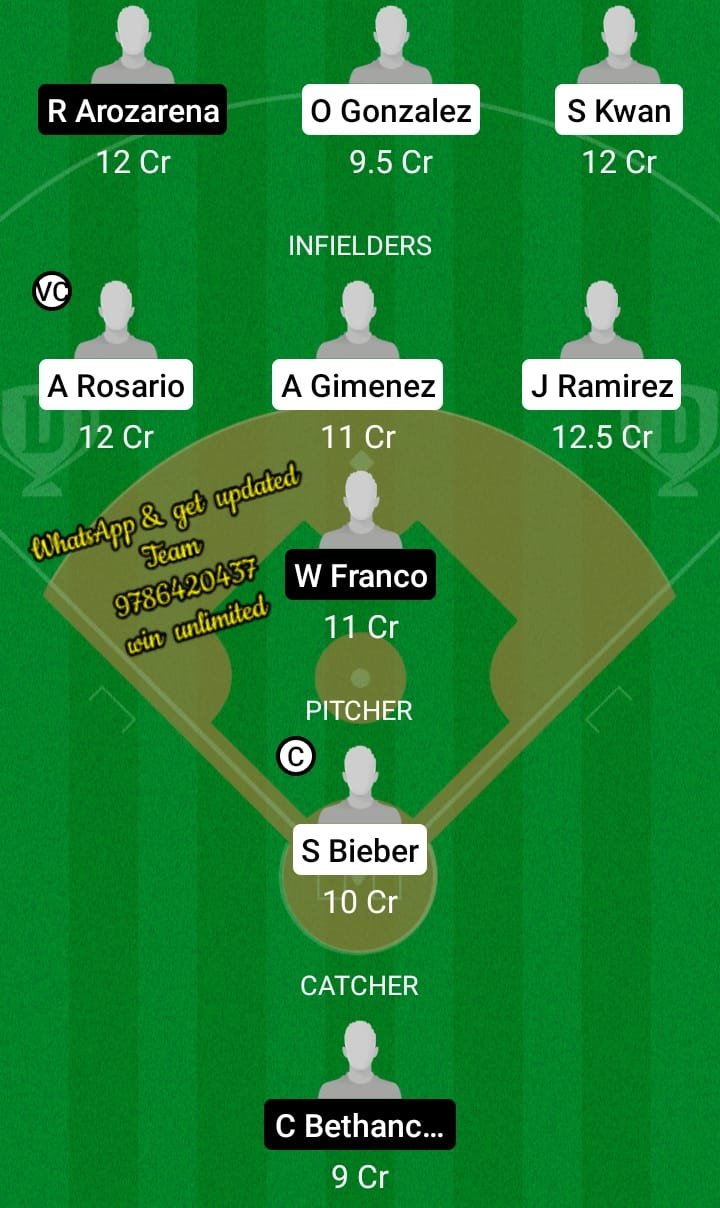 CLE vs TAB Dream11 Team fantasy Prediction MLB (4)