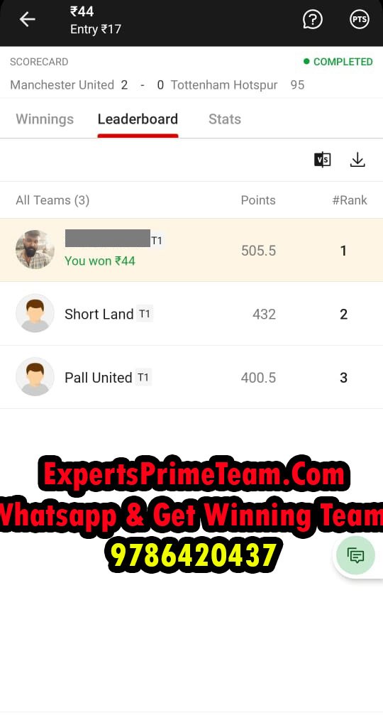 MIC-Results-Experts-Prime-Team