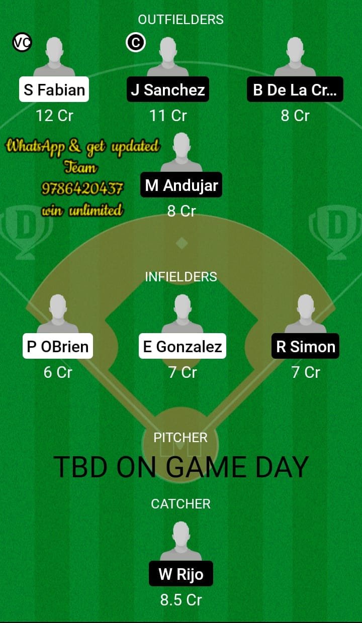 ESC vs TOR Dream11 Team fantasy Prediction Dominican Baseball League