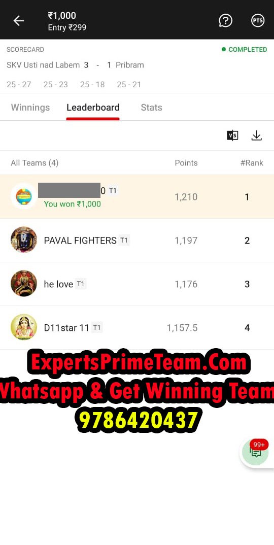 SVResults-Experts-Prime-Team