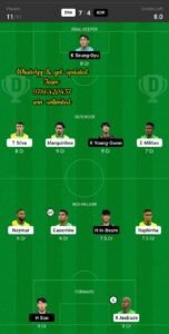 BRA vs KOR Dream11 Team fantasy Prediction Football World Cup