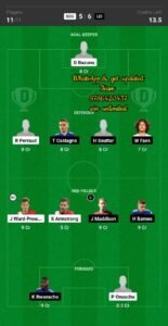SOU vs LEI Dream11 Team fantasy Prediction Premier League