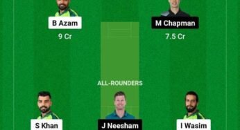 PAK vs NZ 5th Match Dream11 Team fantasy Prediction: New Zealand tour of Pakistan