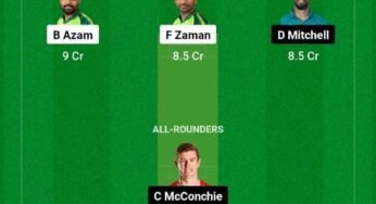 PAK vs NZ 5th ODI Match Dream11 Team fantasy Prediction: New Zealand tour of Pakistan