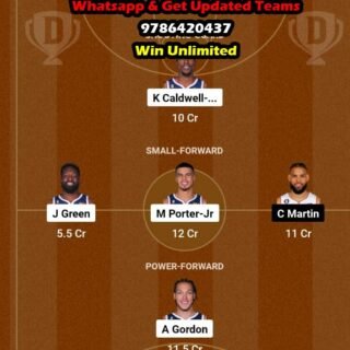 DEN vs MIA Dream11 Team fantasy Prediction American Basketball League (2)