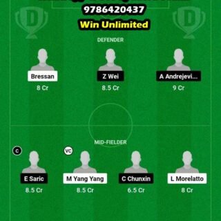 NZ vs QHA Dream11 Team fantasy Prediction Chinese Super League