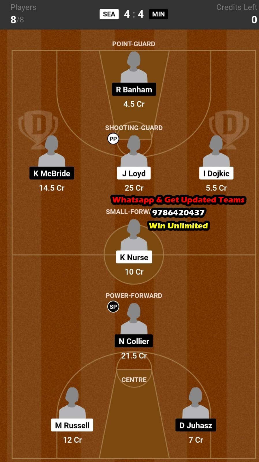 SEA vs MIN Dream11 Team fantasy Prediction American Women's Basketball League