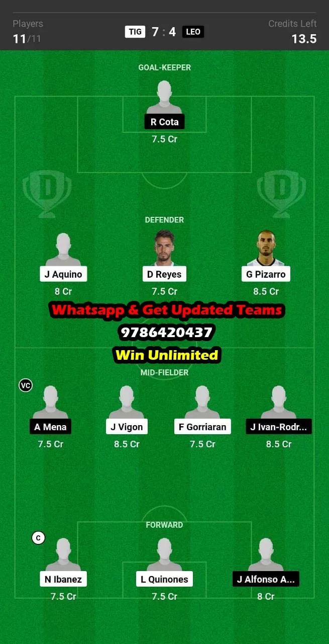 TIG vs LEO Dream11 Team fantasy Prediction Mexican League