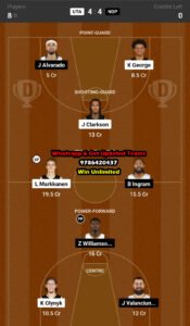 UTA vs NOP Dream11 Team fantasy Prediction NBA