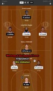 LAC vs DEN Dream11 Team fantasy Prediction NBA (2)