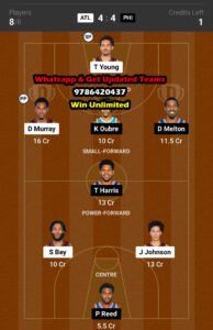 ATL vs PHI Dream11 Team fantasy Prediction NBA (2)